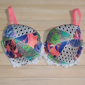 Victoria's Secret DREAM ANGELS Lined Demi Bra • Excellent Condition! Size 32DD